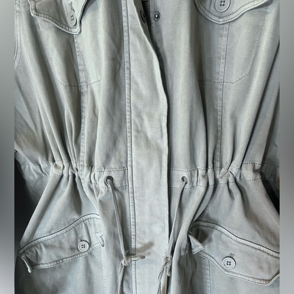 Torrid Twill Lace-Up Back Anorak- Sage Green Women’s 3X - Picture 7 of 12